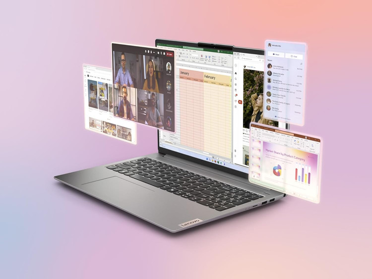 لپ تاپ لنوو _ Lenovo IdeaPad Slim 5 Ryzen7-8845HS 16GB 1TB SSD 2GB AMD Radeon 780M 16"FHD Touch