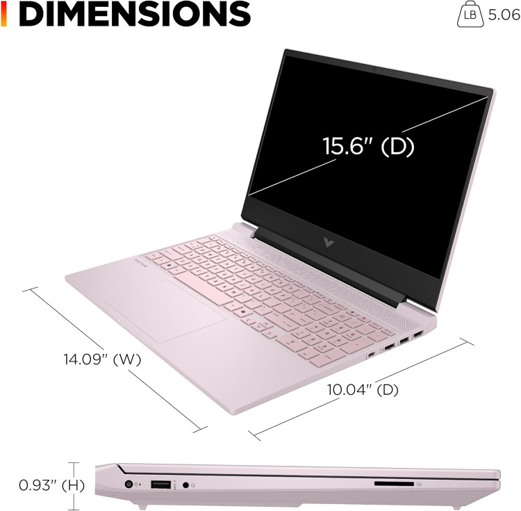لپ تاپ اچ پی _ HP VICTUS 15 I7-12700H 16 DDR4 1TB SSD 4GB RTX 3050 TI 15.6 FHD 144HZ