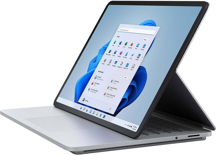 سرفیس لپ تاپ استدیو _ Surface Laptop sudio 1 Core i7-11370H 32GB 1TB SSD 4GB rtx a2000 14 inch 2K touch 120Hz