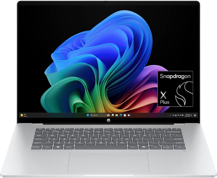 لپ تاپ اچ پی _ +HP OMNIBOOK 5-16 snapdragon Xplus 32GB 512GB 128 MB Qualcmm Adreno + NPU 16.1 FHD
