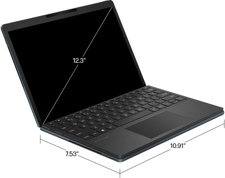 HP Spectre 3-in-1 17'' Touch Screen Foldable Laptop Intel Core i7-1250U 1.1GHz 16GB DDR5 RAM 1TB NVMe SSD 2.5K OLED