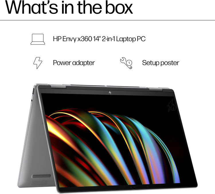 لپ تاپ اچ پی _ HP ENVY 14 ULTRA 7-155U 16GB 512GB SSD INTEL NPU 14 inch FHD X360TOUCH
