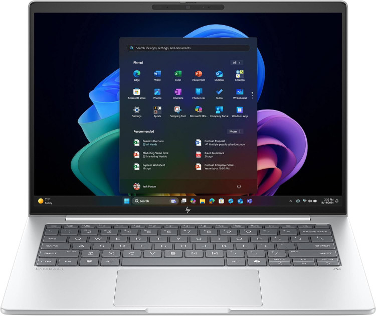 لپ تاپ اچ پی _ HP ELITEBOOK 8 G1 A14 ULTRA7-256V 16GB 512GB INTEL ARC+NPU 14.1 inch FULL HD PLUS
