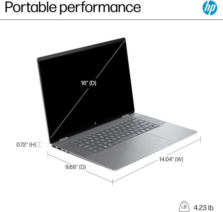HP ENVY 16 X360 ULTRA5-125U 16GB 512GB INTEL UHD+NPU _ لپ تاپ اچ پی
