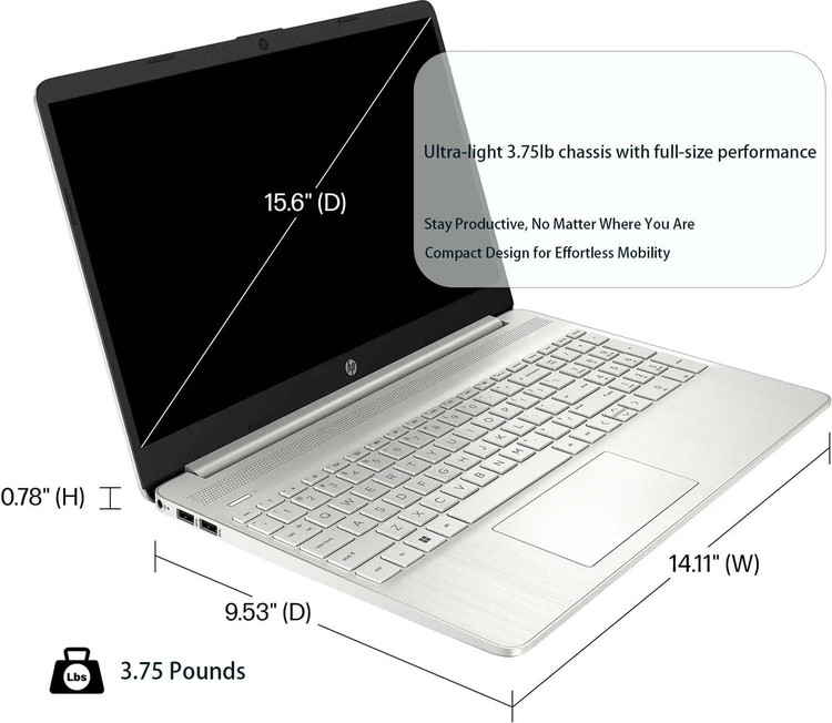HP 15 RYZEN3-5425U 16GB 256GB 512AMD _ لپ تاپ اچ پی