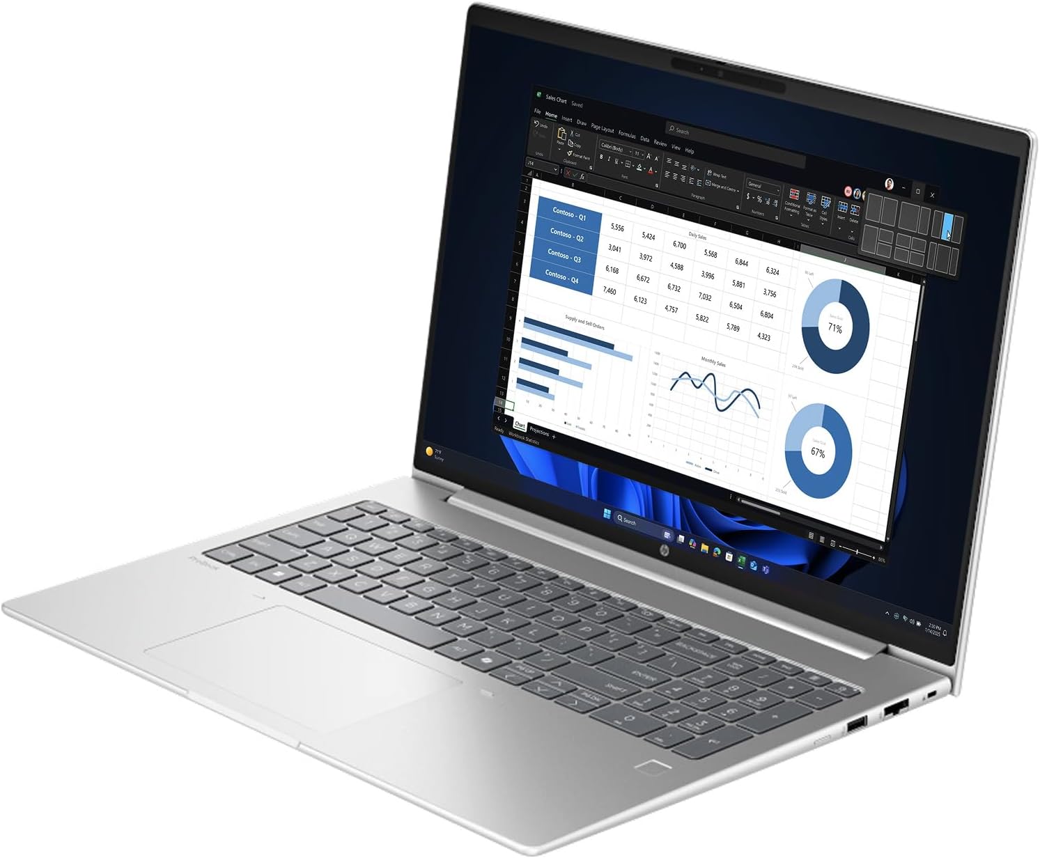 لپ تاپ اچ پی - HP ProBook 460 G11 Intel Core Ultra 5-125U 16GB 512GB SSD INTEL R 16.0 WUXGA