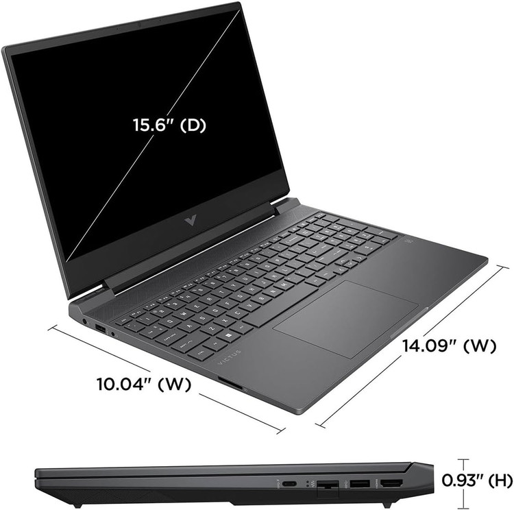 لپ تاپ اچ پی _ HP Victus 15 Ryzen 7-260W 16GB 1TB SSD 8GB RTX 5050 15.6 FHD 144HZ Black