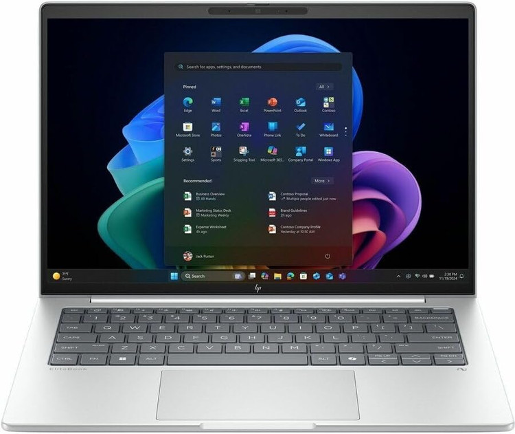 لپ تاپ اچ پی - +HP EliteBook 8 G1i 16 ULTRA 5-225U 16GB DDR5 512 GB SSD INTEL R 16.1 WUXGA