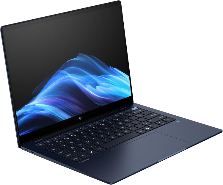 لپ تاپ اچ پی - HP EliteBook Ultra G1q 14 Snapdragon X Elite X1-E78-100 16GB DDR5 512 GB SSD QUALCOMM 14.0" Steel Blue 2K TOUCH