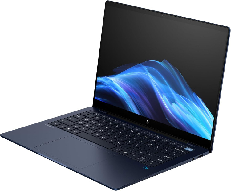 لپ تاپ اچ پی - HP EliteBook Ultra G1q 14 Snapdragon X Elite X1-E78-100 16GB DDR5 512 GB SSD QUALCOMM 14.0" Steel Blue 2K TOUCH