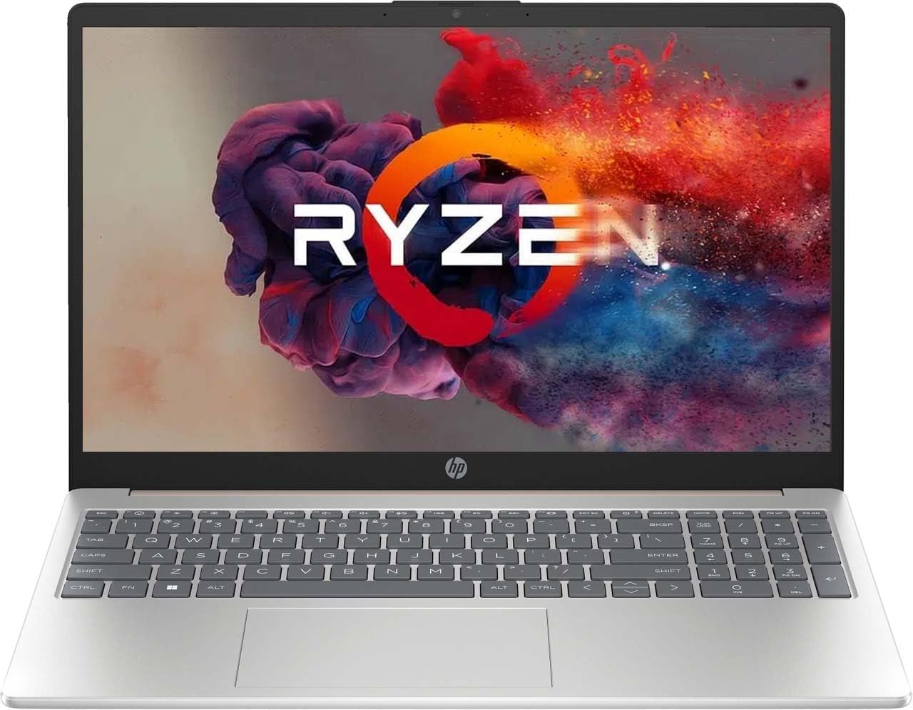 لپ تاپ اچ پی - HP 15 Ryzen 5-7520U 8GB 512GB SSD AMD Radeon 15.6"WUXGA