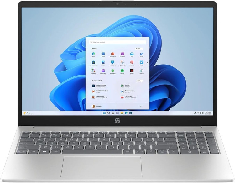 لپ تاپ اچ پی - HP HP 15 S RYZEN 5-7520U 8GB DDR5 256GB SSD 512GB AMD 15.6 WUXGA