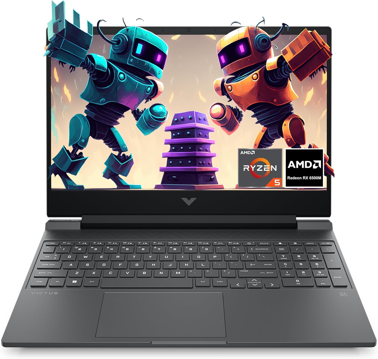 لپ تاپ اچ پی _ اینچ HP VICTUS 15 Ryzen 5-8645HS 8GB-DDR5 512 SSD  6GB RTX 3050 FHD 144Hz 15.6