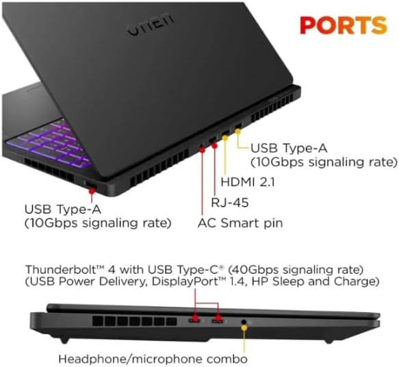 لپ تاپ اچ پی _ HP OMEN 16 Ryzen 9-8940HX 16GB-DDR5 1TB SSD 8GB RTX 5060 2K 240Hz inch 16