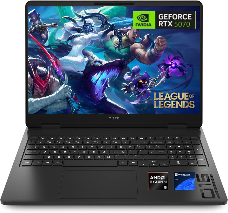لپ تاپ اچ پی _ HP OMEN 16 Ryzen 9-8940HX 32GB-DDR5 1TB SSD 8GB RTX 5060 2K 240Hz inch 16