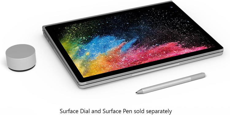 لپ تاپ مایکروسافت - Microsoft Surface BOOK 2 CORE I7-8650U 16GB 512GB SSD 2GB GTX 1050 4K TOUCH A++ 13.5 inch