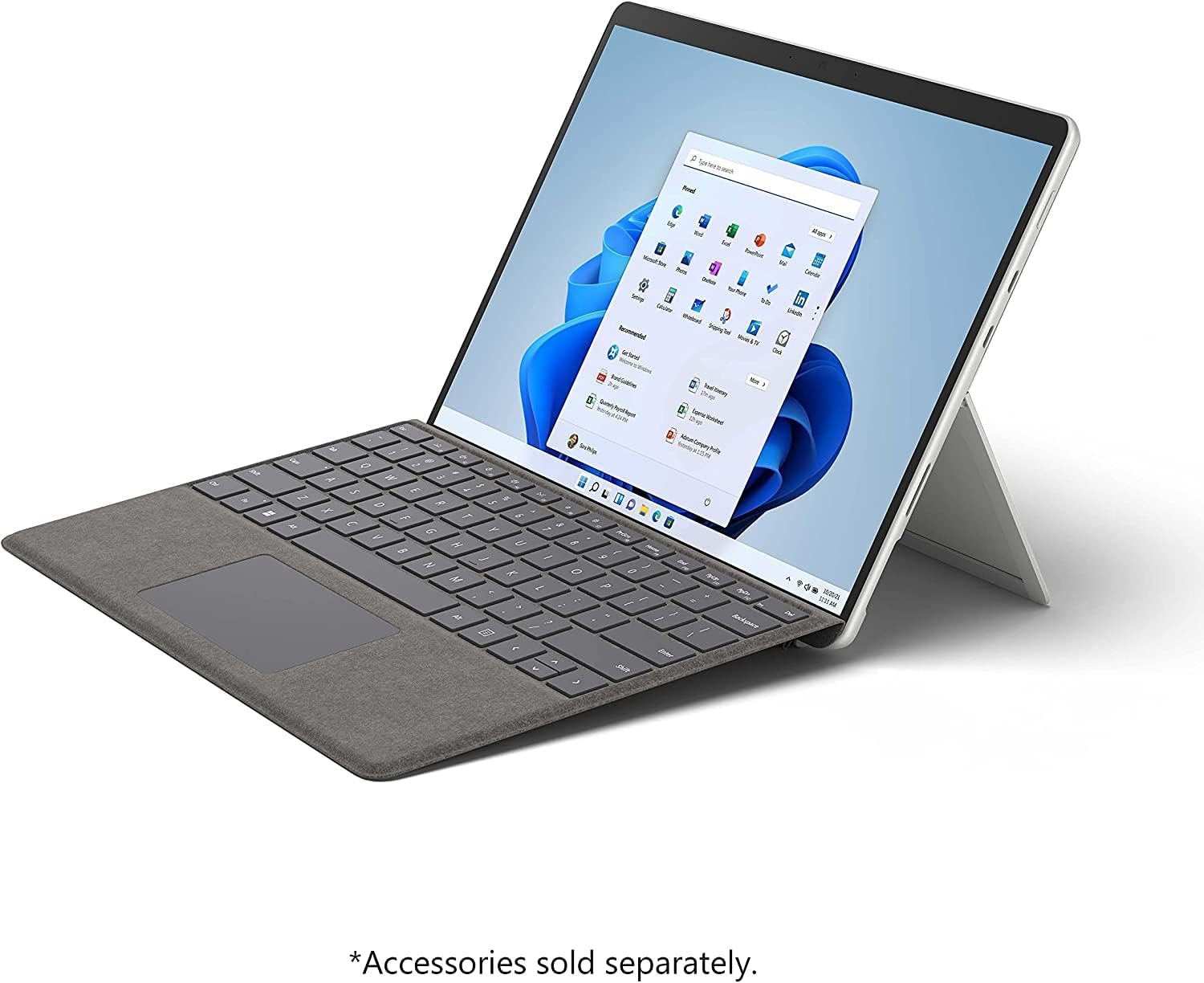 لپ تاپ مایکروسافت - با کیبورد معمولی  Microsoft Surface PRO 8 CORE I5-1145G7 8GB 256GB SSD INTEL IRIS 2K A++ 13 inch