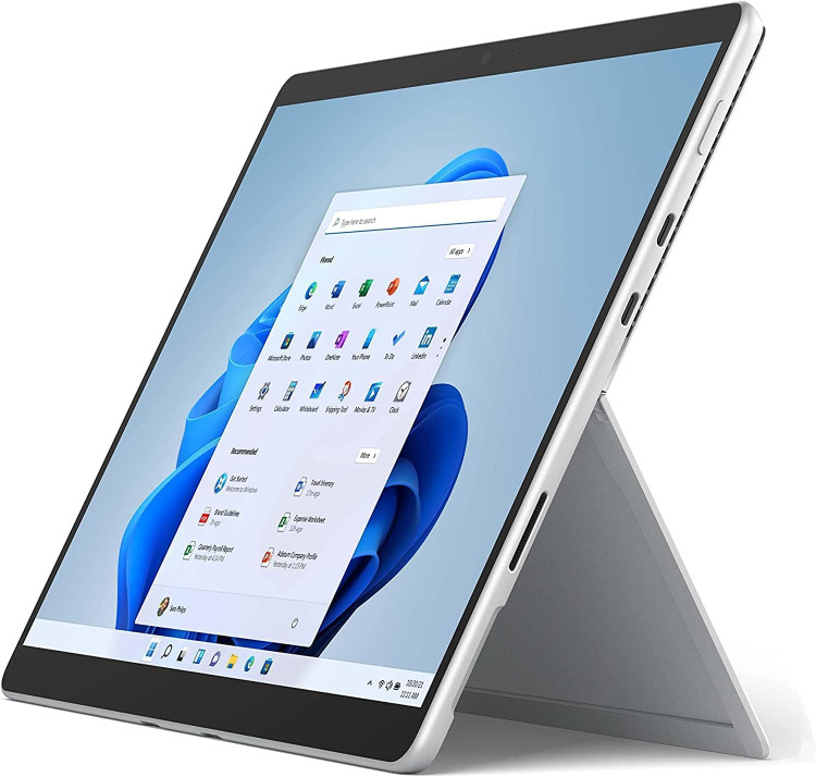 لپ تاپ مایکروسافت - با کیبورد معمولی Microsoft Surface PRO 8 CORE I5-1145G7 8GB 256GB SSD INTEL IRIS 2K A++ 13 inch