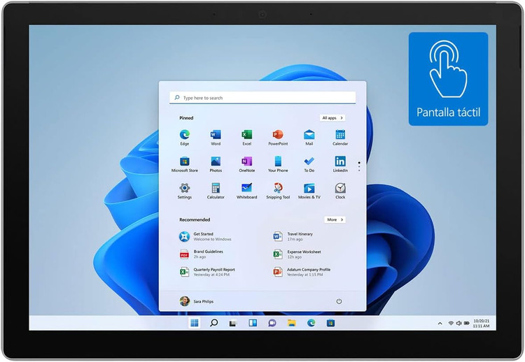لپ تاپ مایکروسافت - Microsoft Surface PRO 7 CORE I7-1065G7 16GB 256GB SSD INTEL IRIS 2K Touch A+++ 12.5 inch