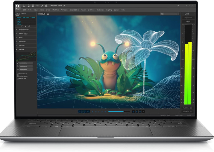 لپ تاپ دل - DELL Latitude 5570 CORE I9-12900H 16GB 512GB SSD 8GB RTX 4K TOUCH A++ A2000 15.6 inch