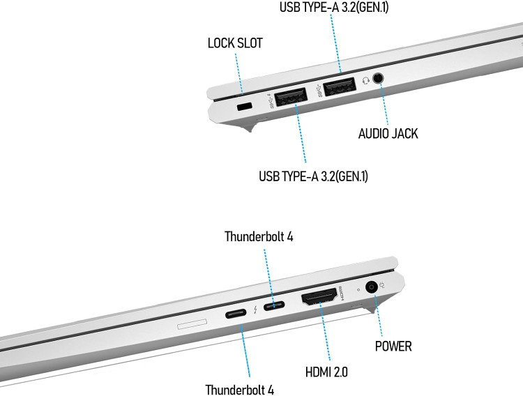 لپ تاپ اچ پی - HP ELITEBOOK 830 G8 CORE I5-1135G7 16GB 512GB SSD INTEL IRIS TOUCH X360 A++ 13 inch