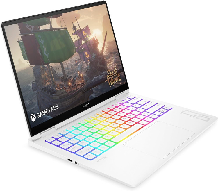 لپ تاپ اچ پی - HP OMEN Transcend 14 Ultra 7-155H 16GB 1TB SSD 8GB RTX 4060 14.1 inch 2K 120Hz - WHITE
