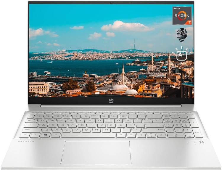 لپ تاپ اچ پی _ HP 15 RYZEN 7-5700U 16GB 512GB SSD AMD Radeon 15.6 inch FHD