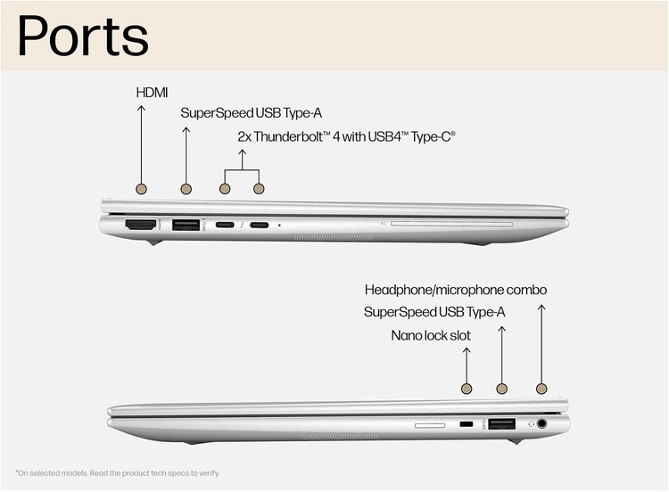 لپ تاپ اچ پی - HP ELITEBOOK 835 G10 RYZEN 7 PRO 7840U 16GB DDR5 512GB SSD AMD 512 13.3 inch WUXGA TOUCH